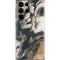 Copper and Black Marble Ink Galaxy S22 Ultra Skin