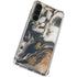 Copper and Black Marble Ink Galaxy S23 Plus Clear Case