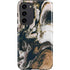 Copper and Black Marble Ink Galaxy S23 Plus Pro Case