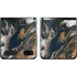 Copper and Black Marble Ink Galaxy Z Flip Skin