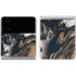 Copper and Black Marble Ink Galaxy Z Flip4 5G Skin