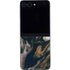 Copper and Black Marble Ink Galaxy Z Flip5 5G Skin