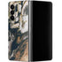 Copper and Black Marble Ink Galaxy Z Fold4 5G Skin