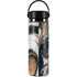 Copper and Black Marble Ink Hydro Flask 20oz Wide Mouth Skin