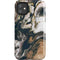 Copper and Black Marble Ink iPhone 11 Impact Case