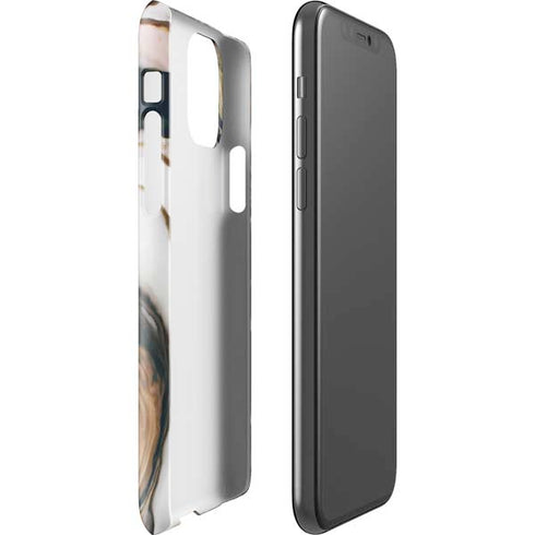 Copper and Black Marble Ink iPhone 11 Pro Lite Case