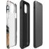 Copper and Black Marble Ink iPhone 11 Pro Max Impact Case