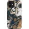 Copper and Black Marble Ink iPhone 12 Impact Case