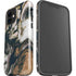 Copper and Black Marble Ink iPhone 12 Impact Case
