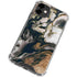 Copper and Black Marble Ink iPhone 12 Mini Clear Case