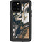 Copper and Black Marble Ink iPhone 12 Pro Waterproof Case