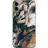 Copper and Black Marble Ink iPhone 12 Skin