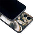 Copper and Black Marble Ink iPhone 12 Skin