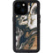 Copper and Black Marble Ink iPhone 13 Mini Waterproof Case