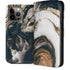 Copper and Black Marble Ink iPhone 13 Pro Max Folio Case