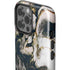 Copper and Black Marble Ink iPhone 13 Pro Max Impact Case