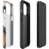 Copper and Black Marble Ink iPhone 13 Pro Max Impact Case