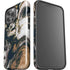 Copper and Black Marble Ink iPhone 13 Pro Max Impact Case