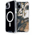 Copper and Black Marble Ink iPhone 14 Plus MagSafe Case