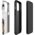 Copper and Black Marble Ink iPhone 14 Pro Impact Case