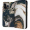 Copper and Black Marble Ink iPhone 15 Pro Max Folio Case