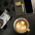 Copper and Black Marble Ink iPhone 15 Pro Max Folio Case