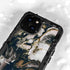 Copper and Black Marble Ink iPhone 15 Waterproof Case