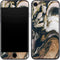 Copper and Black Marble Ink iPhone 7 Skin