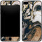 Copper and Black Marble Ink iPhone 8 Plus Skin