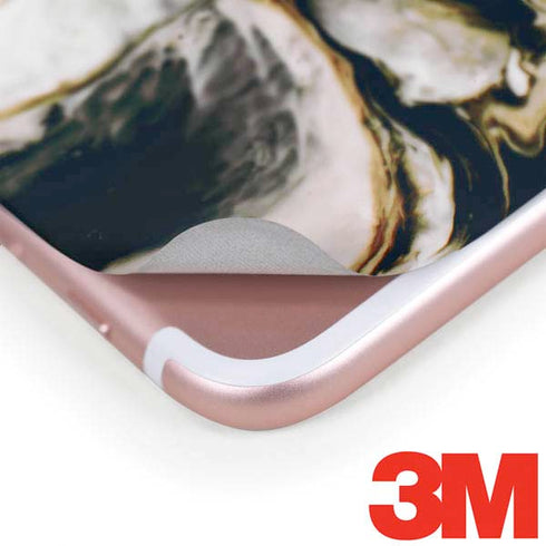 Copper and Black Marble Ink iPhone 8 Plus Skin