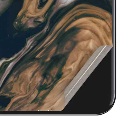 Copper and Black Marble Ink iPhone SE (2nd & 3rd Gen) Skin