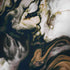 Copper and Black Marble Ink iPhone X Pro Case