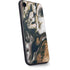 Copper and Black Marble Ink iPhone XR Skin