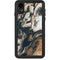 Copper and Black Marble Ink iPhone XR Waterproof Case