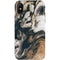 Copper and Black Marble Ink iPhone XS Pro Case