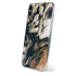 Copper and Black Marble Ink iPhone XS Skin