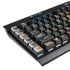 Copper and Black Marble Ink K95 RGB PLATINUM Mechanical Gaming Keyboard Skin