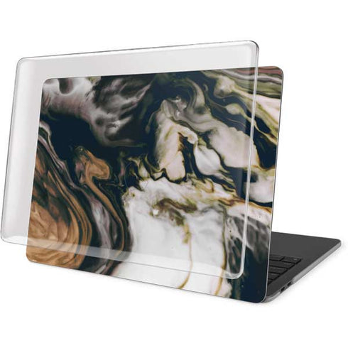 Copper and Black Marble Ink MacBook Pro 16in (2019-20) Case plus Skin
