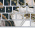 Copper and Black Marble Ink Magic Keyboard Skin
