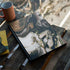 Copper and Black Marble Ink MSI GS65 Stealth Laptop Skin