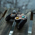 Copper and Black Marble Ink Nintendo GameCube Controller Skin