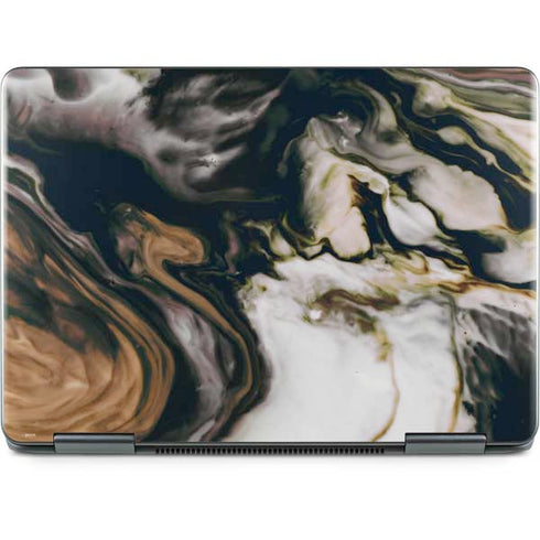 Copper and Black Marble Ink Notebook 9 Pro 13in (2017) Skin