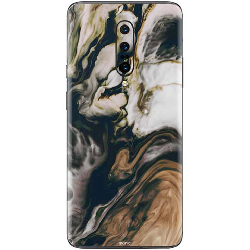 Copper and Black Marble Ink OnePlus 7 Pro Skin