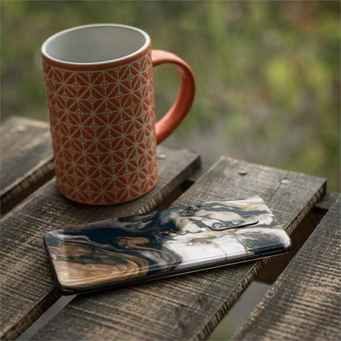 Copper and Black Marble Ink OnePlus 7 Pro Skin