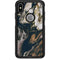 Copper and Black Marble Ink Otterbox Commuter iPhone Skin