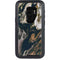 Copper and Black Marble Ink Otterbox Defender Galaxy Skin