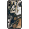 Copper and Black Marble Ink Otterbox Symmetry iPhone Skin