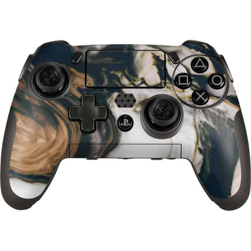 Copper and Black Marble Ink PlayStation Scuf Vantage 2 Controller Skin