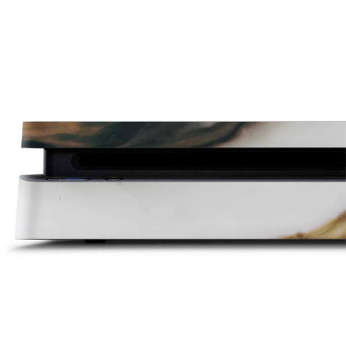 Copper and Black Marble Ink PS4 Slim Skin