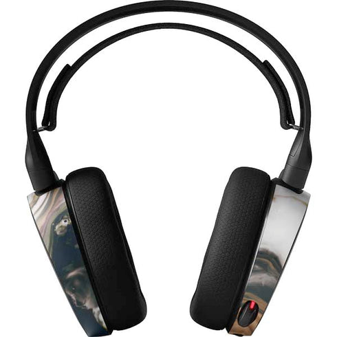 Copper and Black Marble Ink SteelSeries Arctis 5 Skin